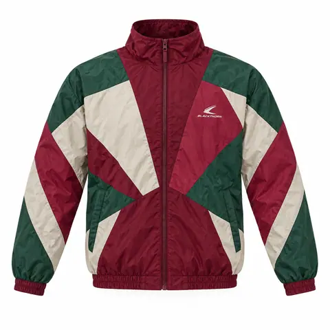 90s Colour-Block Shell Suit Jacket — view 3