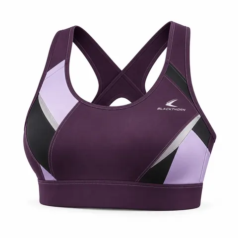 Amethyst Facet Sublimated Sports Bra — Activewear · Sports bras by Blackthorn World