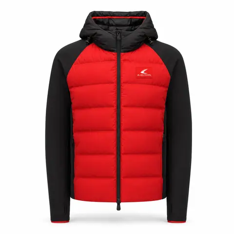 Baffle Down Hybrid Hoodie — custom outerwear by Blackthorn World