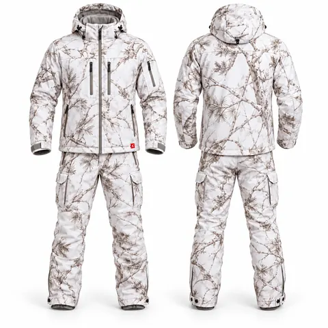 Birch Twig Snow Camo Hunting Suit — Hunting & Tactical · Hunting jackets & suits by Blackthorn World