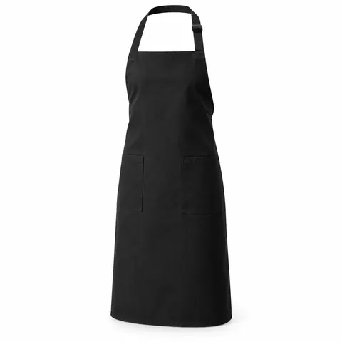 Black Bib Apron with Pocket — wholesale aprons by Blackthorn World