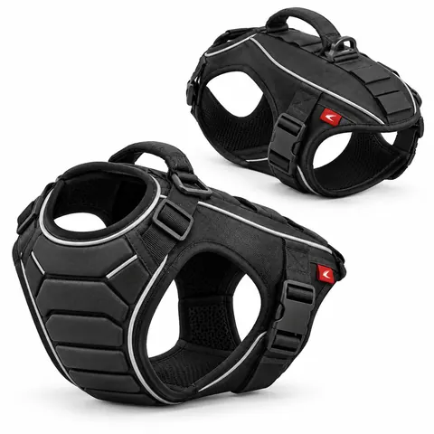 Black Reflective Neoprene Dog Vest — Hunting & Tactical · Packs, gloves & accessories by Blackthorn World