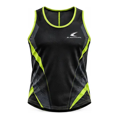 Black Volt Micro-Mesh Gym Tank — Gym tank tops by Blackthorn World