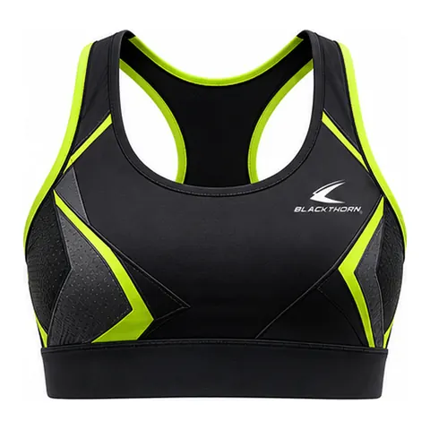 Black Volt Racerback Sports Bra — Sports bras by Blackthorn World