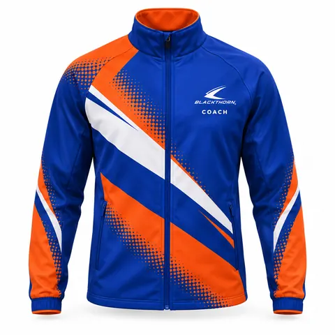 Blaze Halftone Softshell Coach Jacket