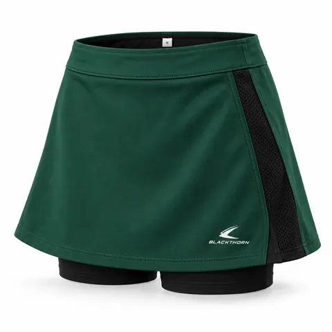 Bottle Green School Skort with Mesh Panel — custom schoolwear by Blackthorn World