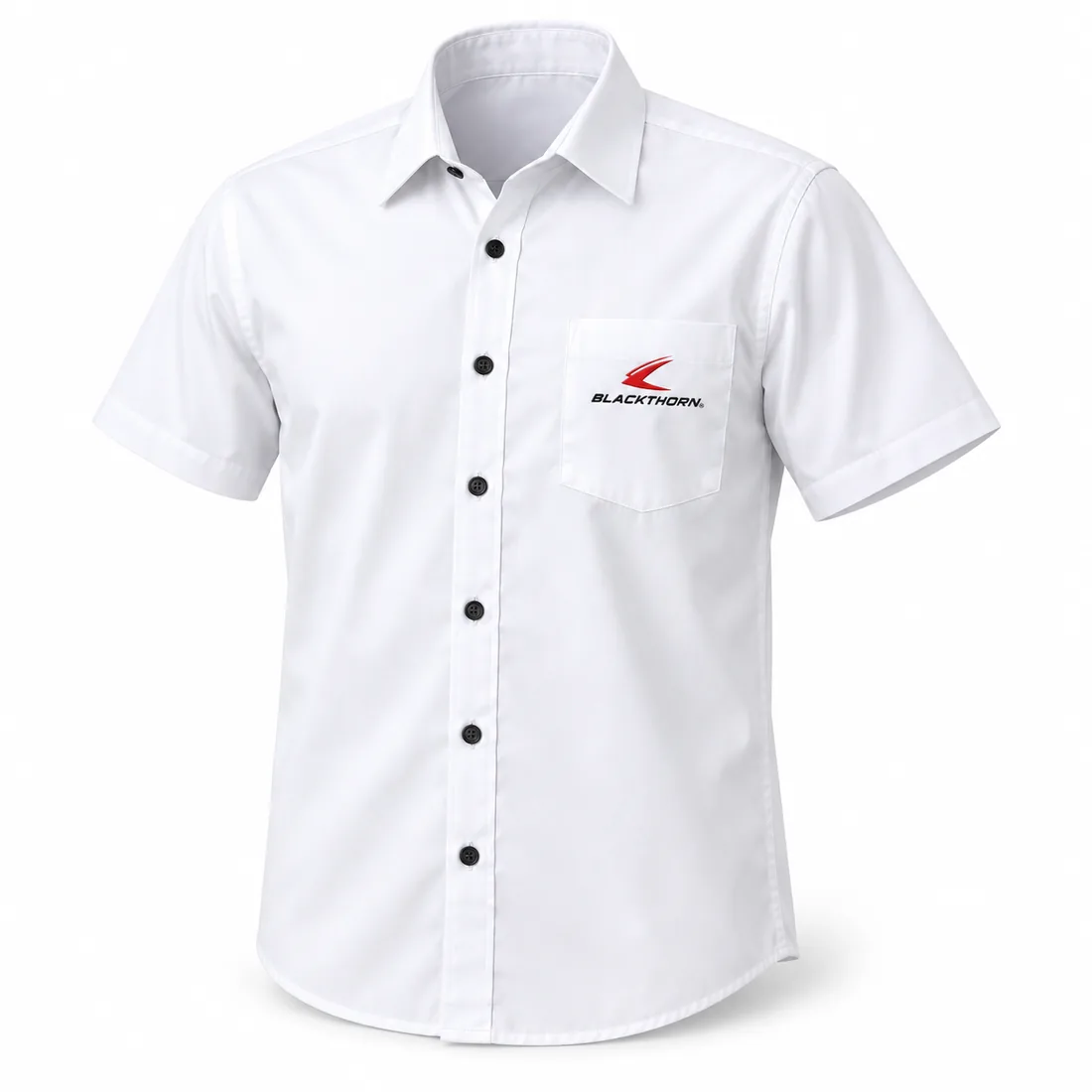 White Boxing Referee Shirt — custom boxing & muay thai apparel by Blackthorn World