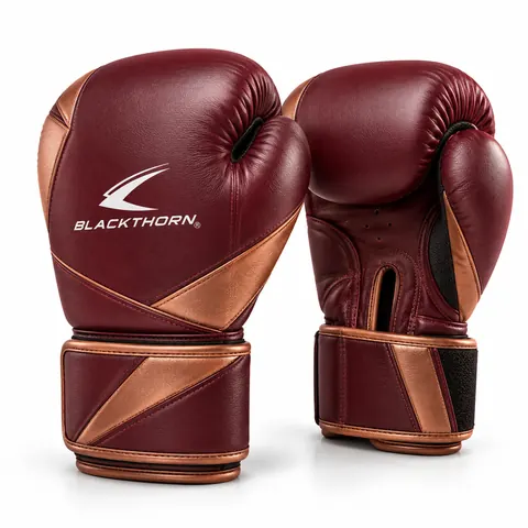 Burgundy Copper Classic Sparring Gloves — Boxing gloves by Blackthorn World