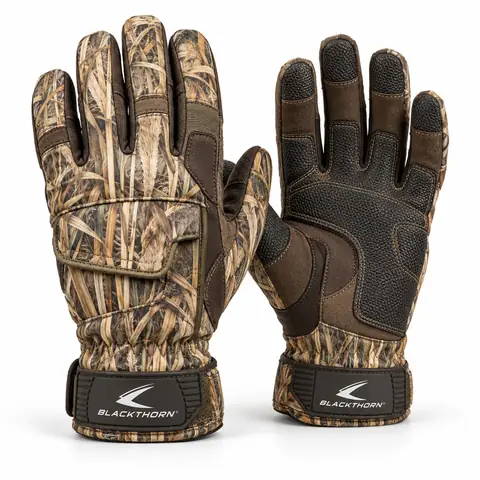 Camo Hunting & Shooting Gloves — marsh reed camo