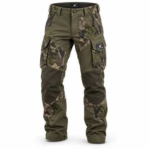 Camo Hunting Pants with Knee Reinforcement — custom camo hunting pants by Blackthorn World