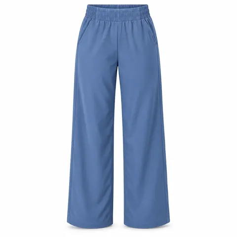 Ceil Blue Wide-Leg Scrub Pants — wholesale scrub pants & trousers by Blackthorn World