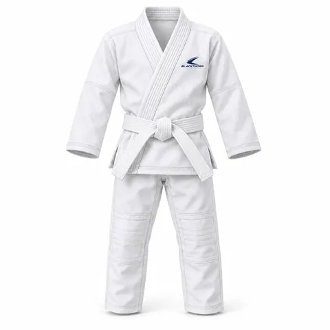 Classic White Kids BJJ Gi — Fightwear · BJJ gis by Blackthorn World
