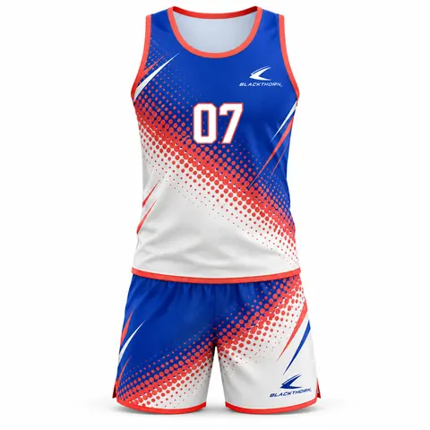 Cobalt Halftone Beach Volleyball Set — Teamwear · Volleyball uniforms by Blackthorn World