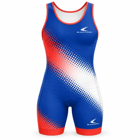 Cobalt Halftone Rowing Unisuit — Teamwear · Team jerseys & club packs by Blackthorn World