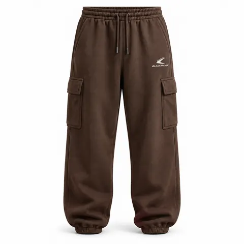 Cocoa Cargo Embroidered Sweatpants