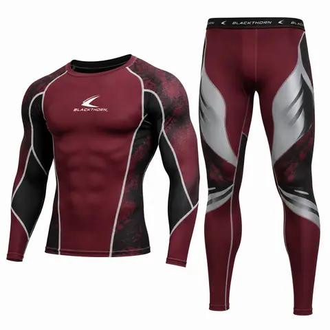 Sublimated Rash Guard and Spats Set — custom fightwear by Blackthorn World