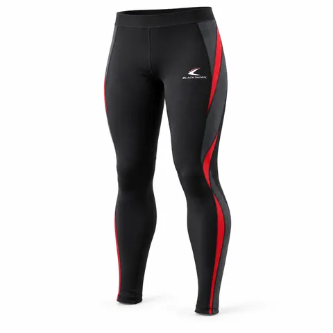 Black & Red Compression Spats — custom fightwear by Blackthorn World