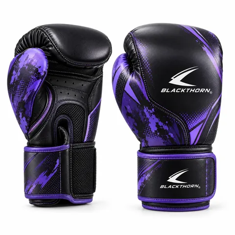 Contour-Panel Training Boxing Gloves — custom fightwear by Blackthorn World