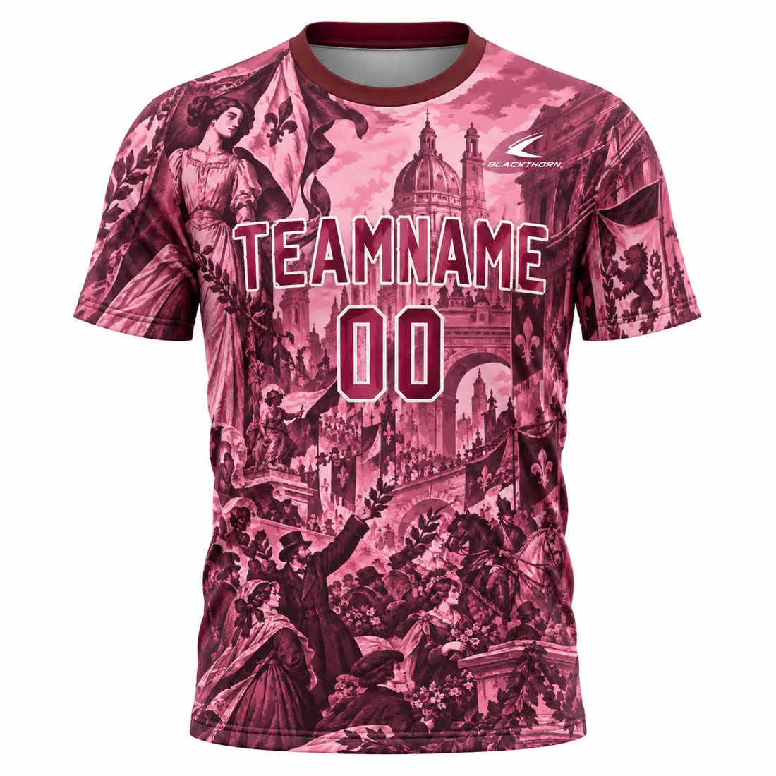 Crew-Neck Sublimated Team Jersey — custom teamwear made to order by Blackthorn World