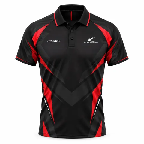 Crimson Strike Coach Polo Shirt