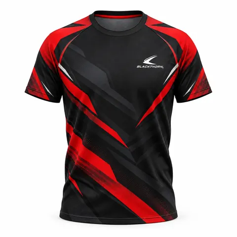Crimson Strike Pickleball Jersey — Teamwear · Pickleball wear by Blackthorn World