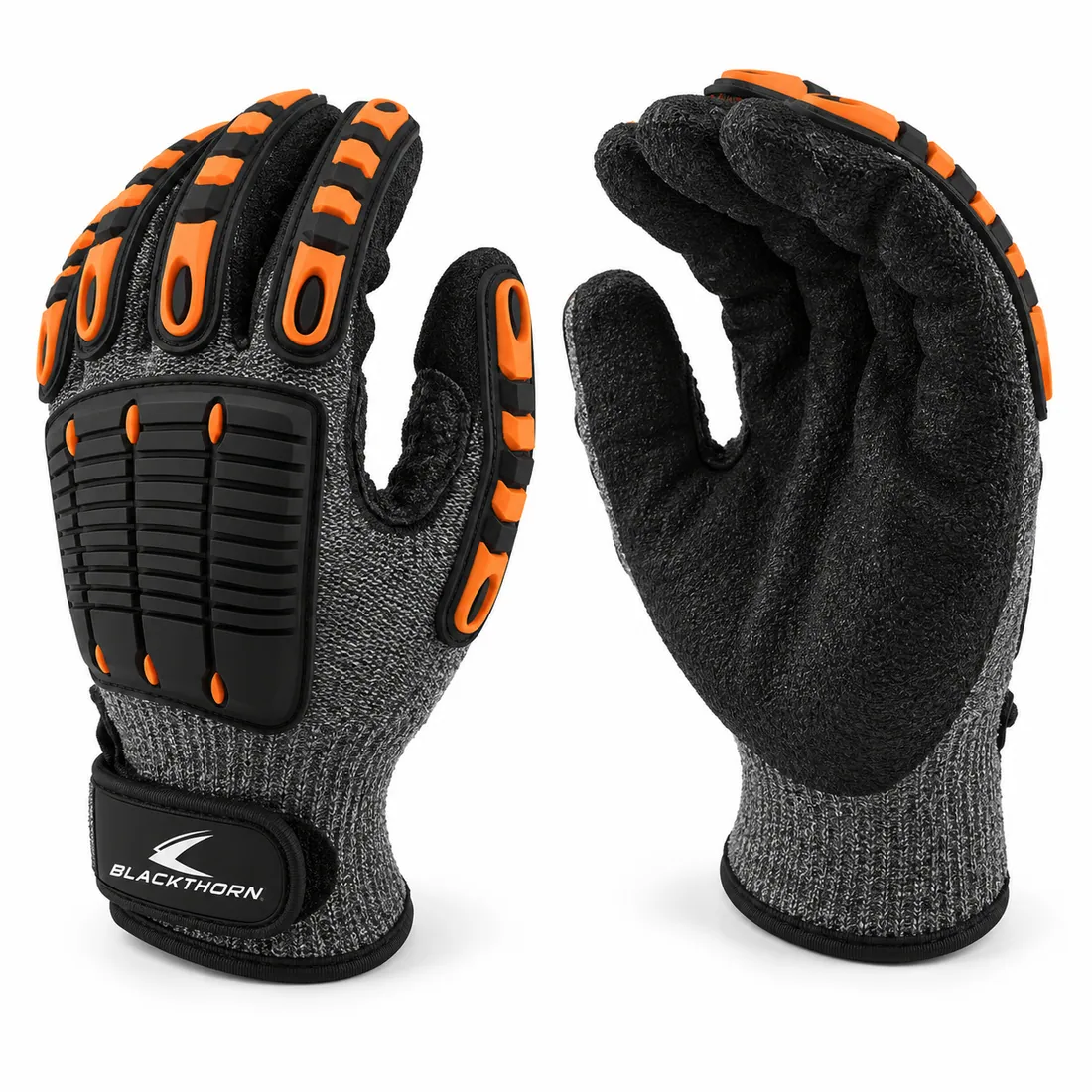 Pre-Curved Grip Impact Gloves — custom gloves made to order by Blackthorn World