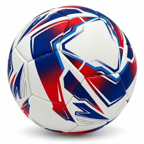 Back of custom 32-panel football showing 32 Panel mark