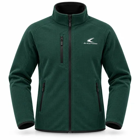 Grid Fleece Jacket — custom ski wear by Blackthorn World