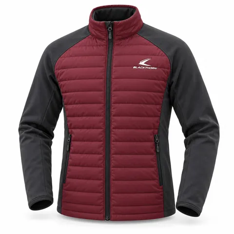 Insulated Hybrid Ski Jacket — custom ski wear by Blackthorn World
