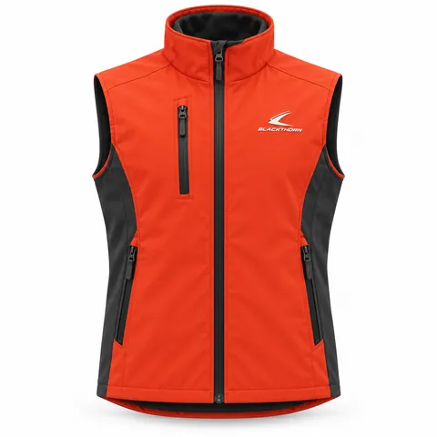 Staff Softshell Vest — custom ski wear by Blackthorn World