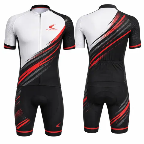Graphic Sublimated Cycling Jersey and Bib Set — view 6