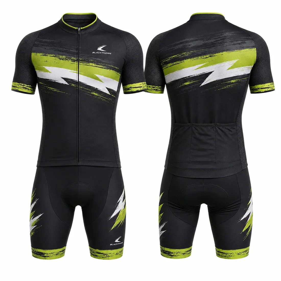 Swoosh Graphic Custom Cycling Kit — custom teamwear made to order by Blackthorn World