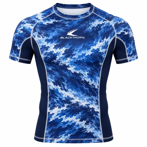 Digital Camo Sublimated Rash Guard — view 2