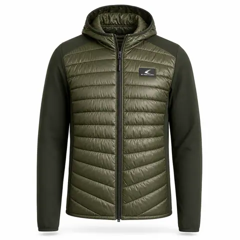 Down Hybrid Hooded Jacket — view 5