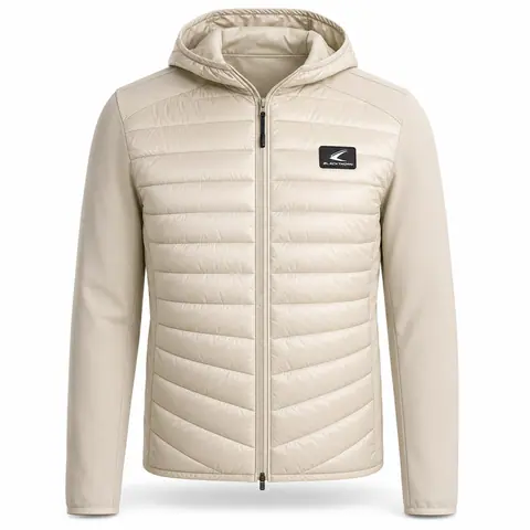 Down Hybrid Hooded Jacket — view 7