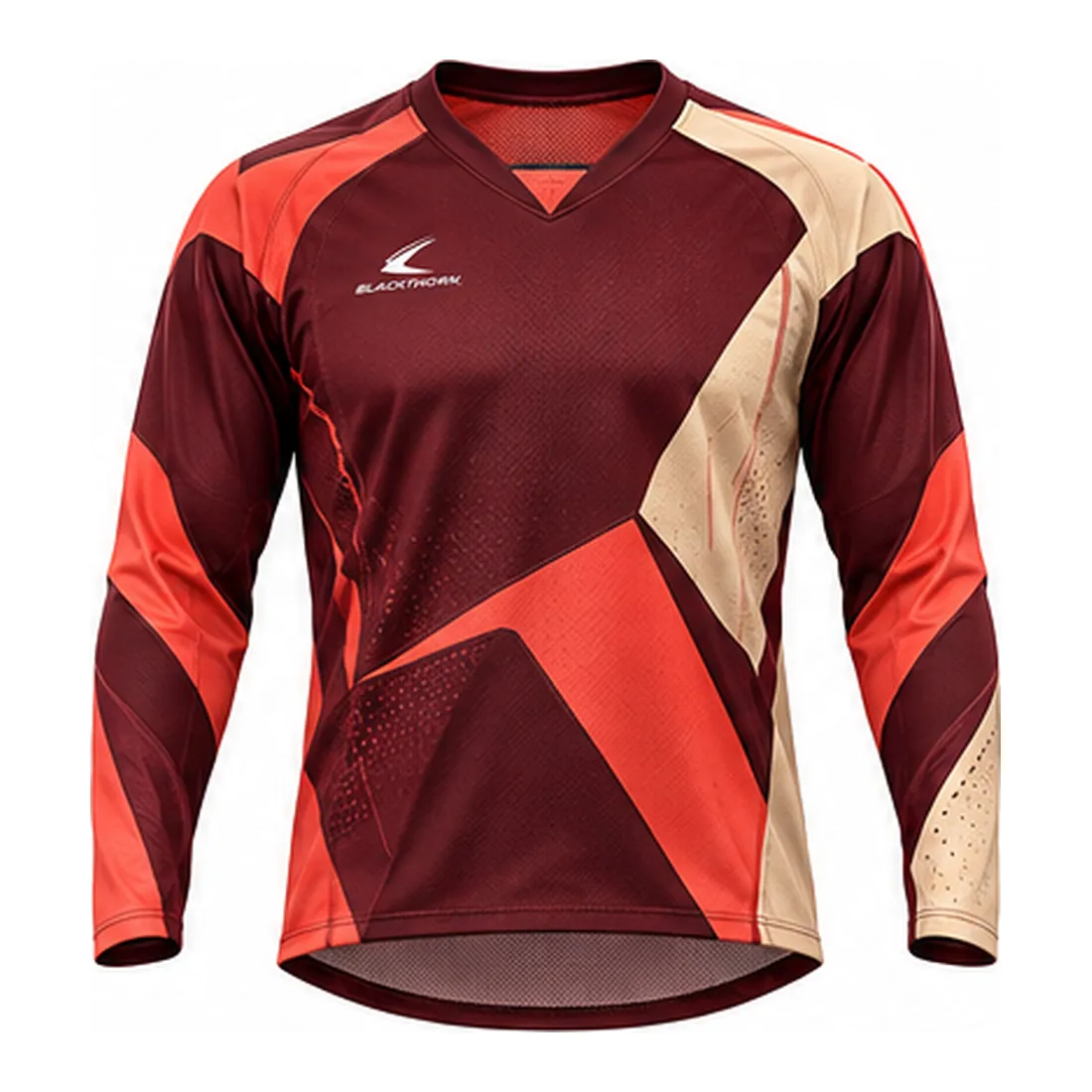 Ember Angular Motocross Race Jersey — Motocross kits by Blackthorn World, front view