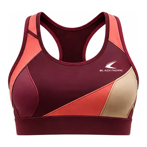 Ember Asymmetric-Panel Sports Bra — Sports bras by Blackthorn World