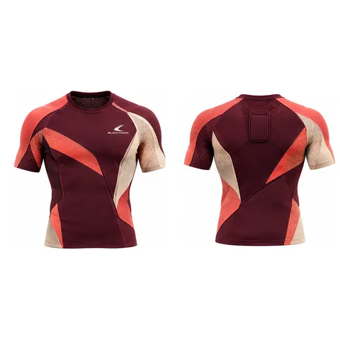 Ember Athlete-Tracking Base Layer Tee — front and back