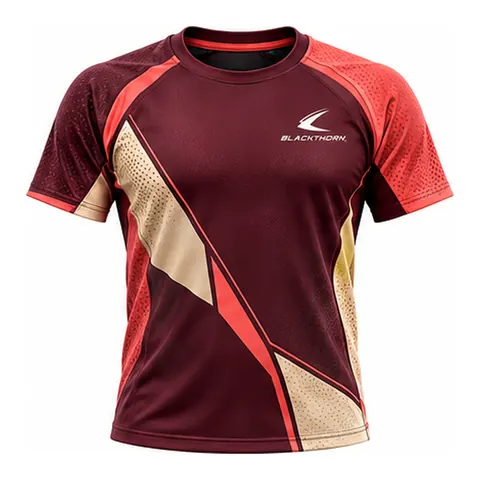 Ember Colour-Block Technical Training Tee — Training T-shirts by Blackthorn World