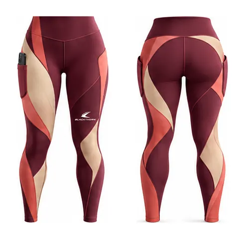 Ember Contour High-Rise Gym Leggings — front and back