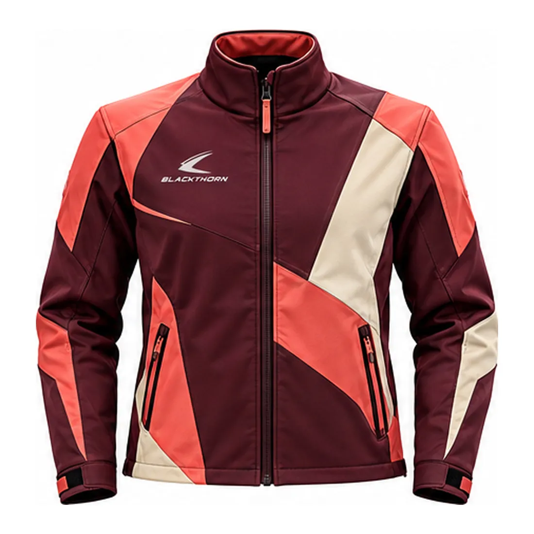Ember Race Team Softshell Jacket — Race suits & team wear by Blackthorn World, front view