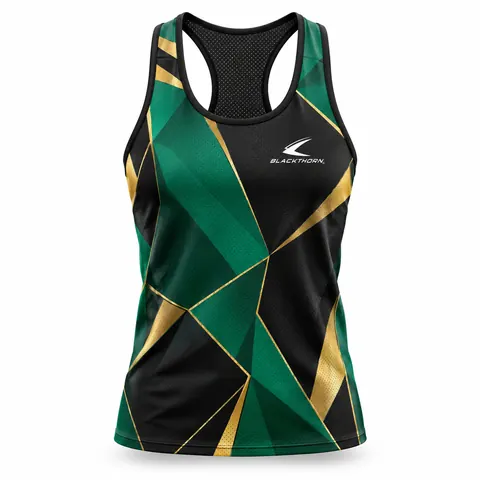 Emerald Facet Running Singlet