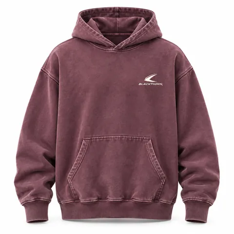 Faded Berry Sun-Faded Hoodie — Streetwear · Hoodies & sweatshirts by Blackthorn World