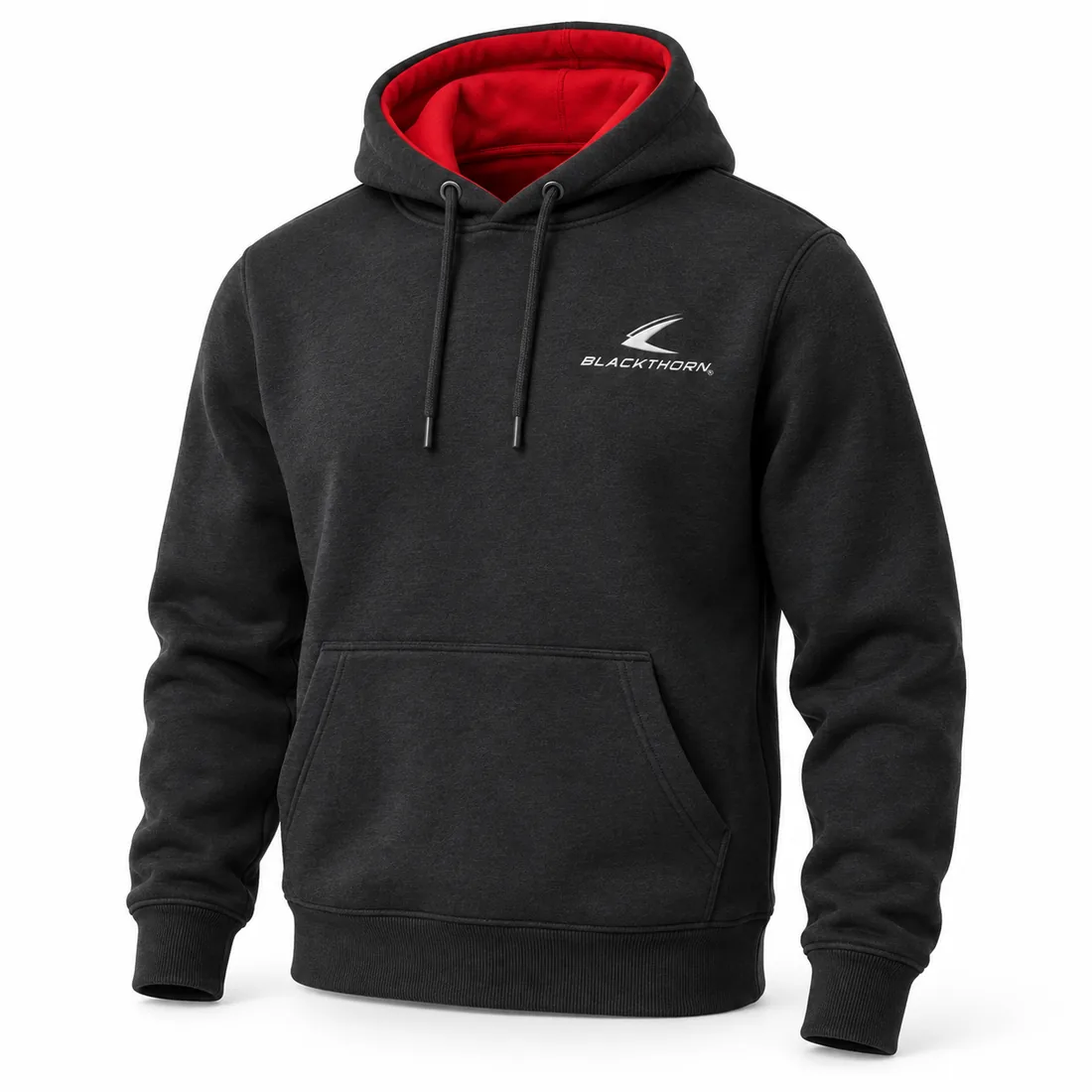 Charcoal Fighter Walkout Hoodie — custom fight team & wrestling wear by Blackthorn World