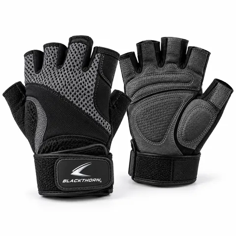 Fingerless Weightlifting Gloves — custom fightwear by Blackthorn World