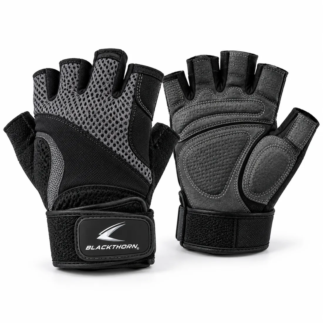 Fingerless Weightlifting Gloves — custom gym gloves & lifting accessories by Blackthorn World