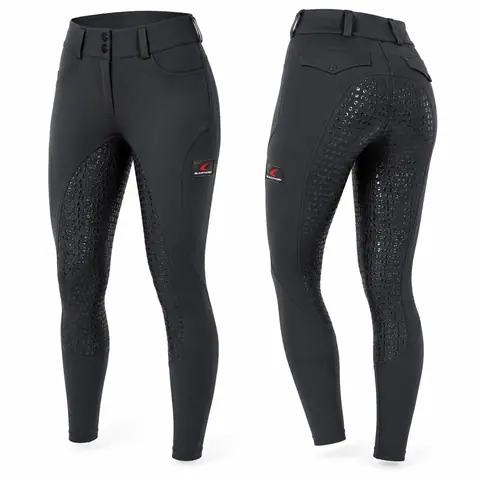 Full-Seat Silicone Grip Riding Tights — view 6
