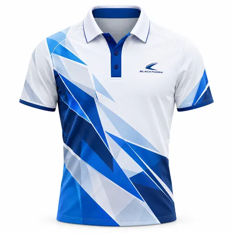 Glacier Shard Padel Polo Shirt — Teamwear · Padel wear by Blackthorn World