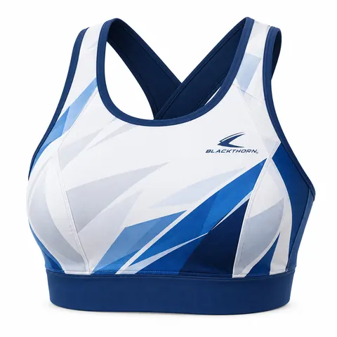 Glacier Shard Sublimated Sports Bra — Activewear · Sports bras by Blackthorn World