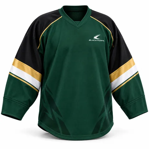 Målvaktströja för hockey — design Emerald Shield